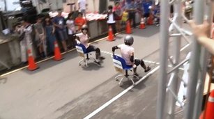 487-5日本辦公椅競速賽 台南老商圈趣味開戰 拼觀光！7