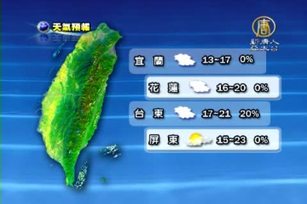 1月22日天氣預報