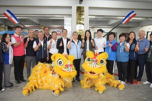 全台首座湖泊型水上運動訓練中心5日在日月潭落成啟用。（南投縣政府提供）