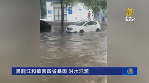 黑龍江和華南四省暴雨 洪水氾濫