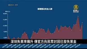 深圳失業率飆升 傳官方向民眾討回已發「失業金」｜中國一分鐘