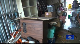 凱米颱風家具泡水全毀！南部居民忙清家園